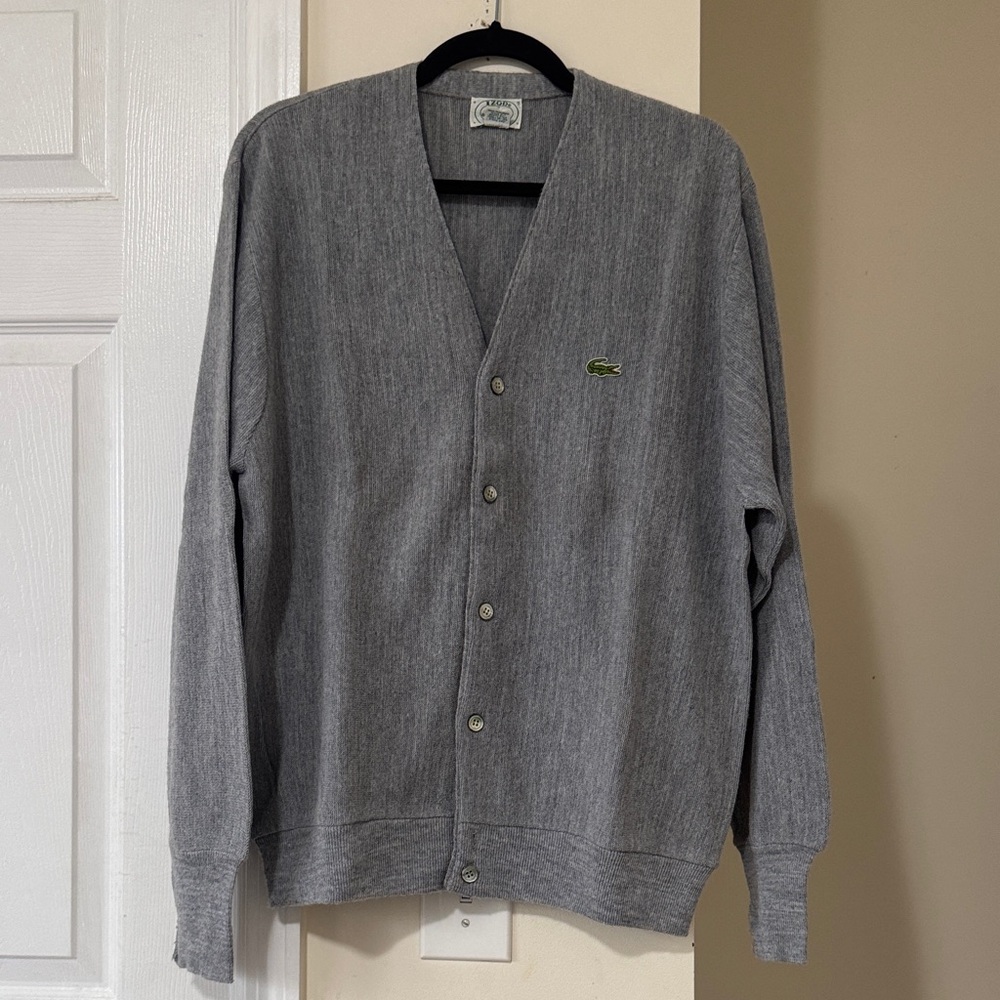 Vintage Lacoste x Izod cardigan